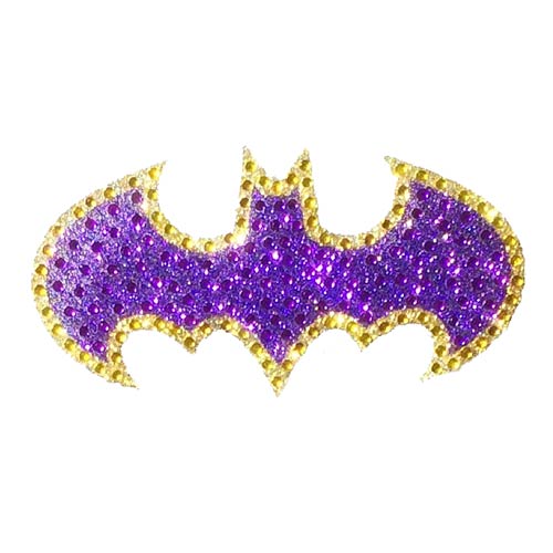 Batman Batgirl Logo Crystal Studded Small Decal
